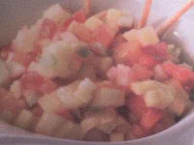 Minestrone de fruits frais