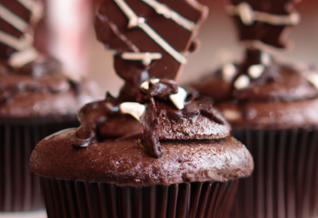 Forêt noire déclinée en cupcakes