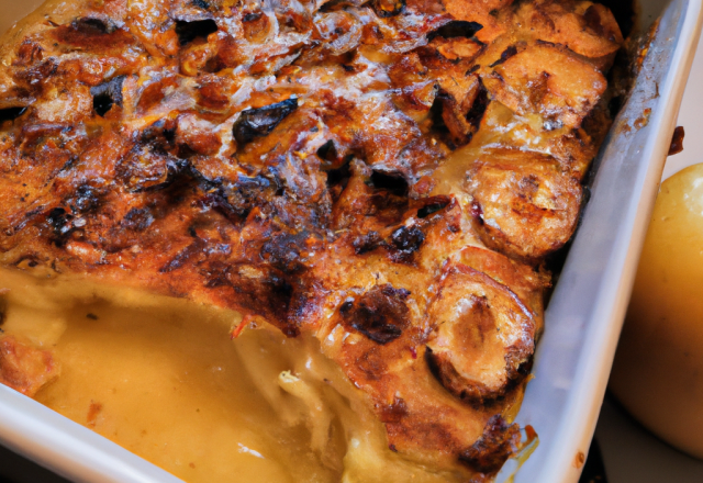 Gratin de pommes noisettes