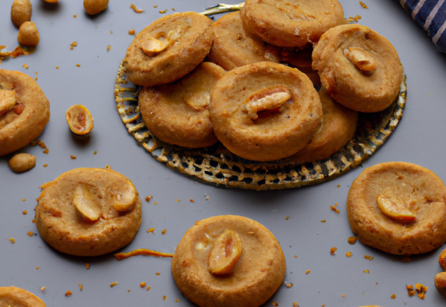 Biscuits au beurre de cacahuètes