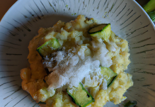 Risotto aux courgettes et parmesan