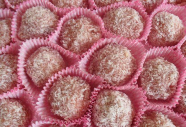 Boules fondantes coco fraise