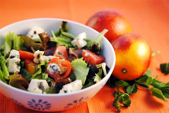 Salade vitaminée au Roquefort