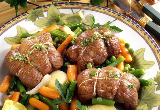 Paupiettes de veau aux carottes