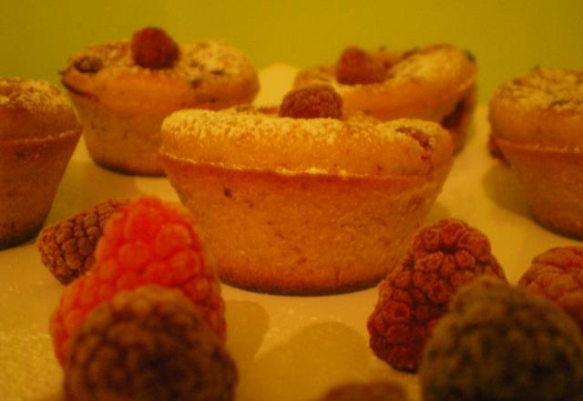 Muffins framboises gourmands