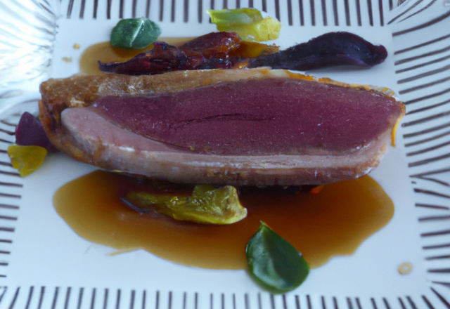 Magret de canard basse température