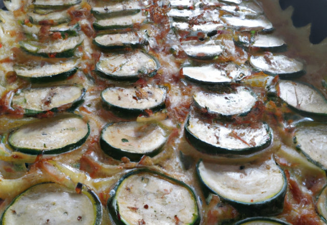 Gratiné de courgette