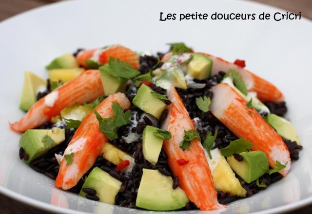 Salade chic au surimi