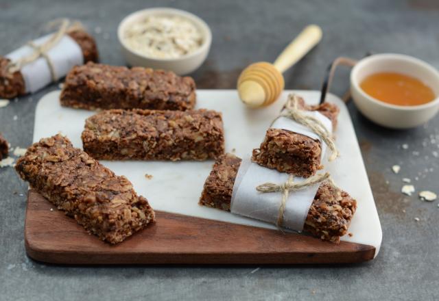 Barres de quinoa au chocolat