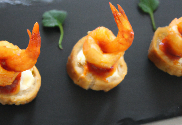 Gambas au pilpil façon tapas épicées