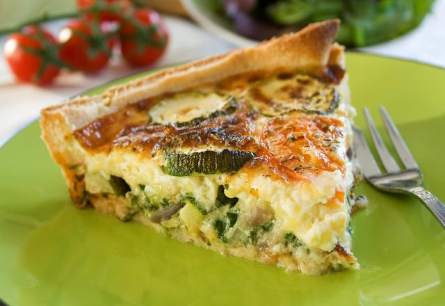 Quiche à la courgette