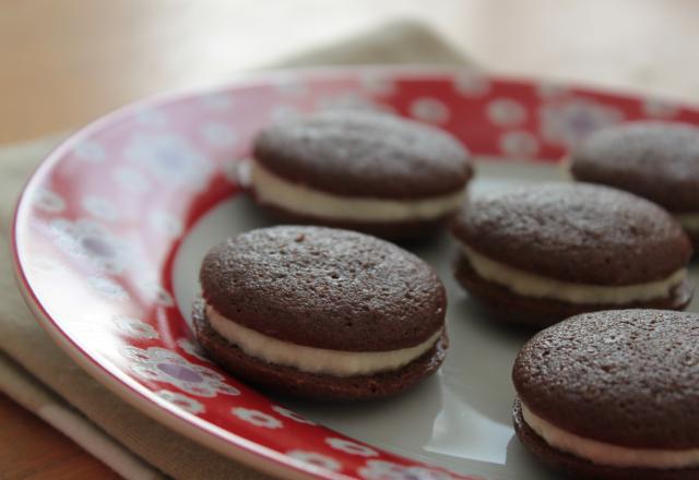 Whoopies aux deux chocolats