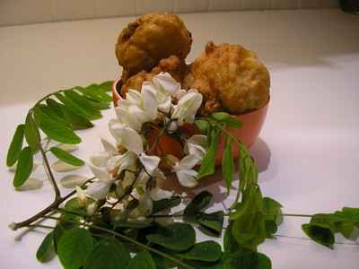 Beignets aux fleurs d'acacias