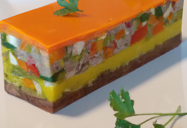 Terrine de légumes aux trois couleurs