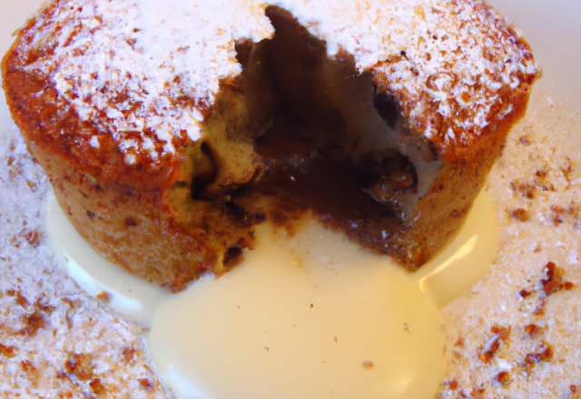 Crumble fondant au chocolat blanc