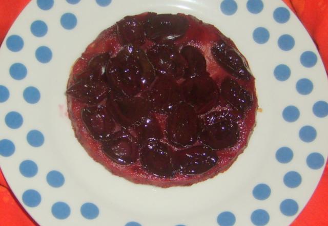 Tatin de cerises sans gluten