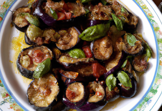 Aubergines à la calabrese