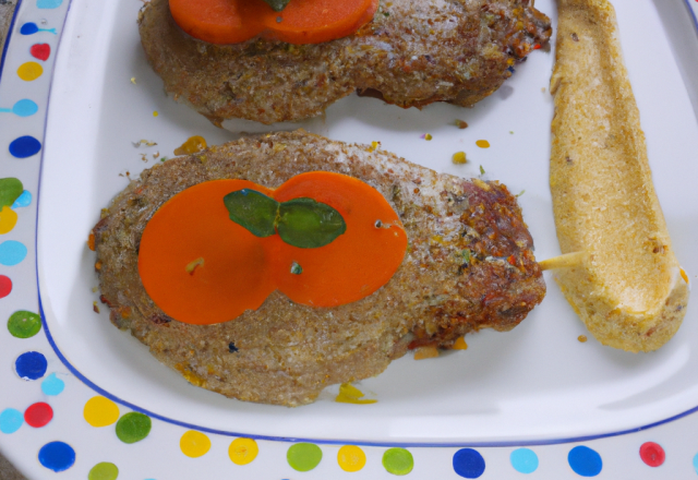 Escalopes de veau à la fourme d' Ambert