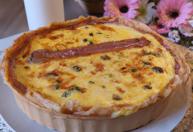 Quiche lorraine gourmande