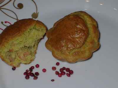 Minis cakes crevettes avocat au curry