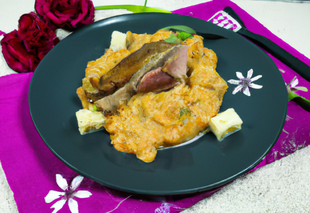 Risotto de gratounade de canard confit