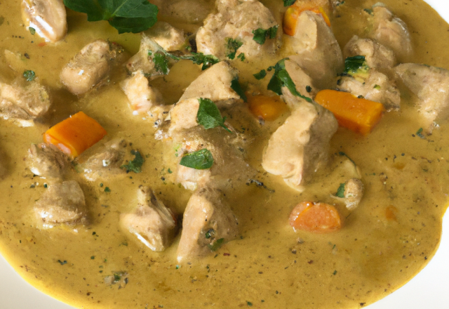 Blanquette de veau au curry