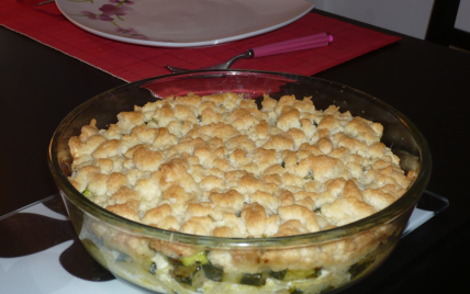 Crumble de courgettes