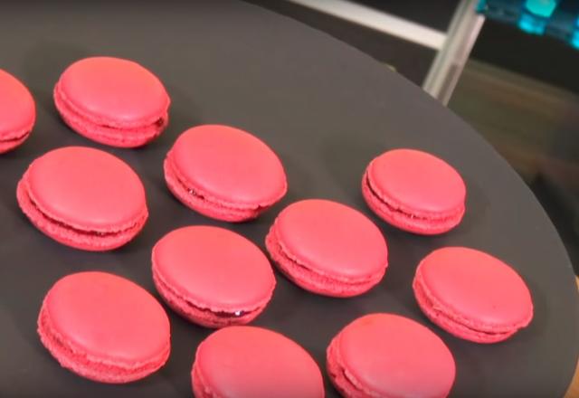 Macarons à la framboise