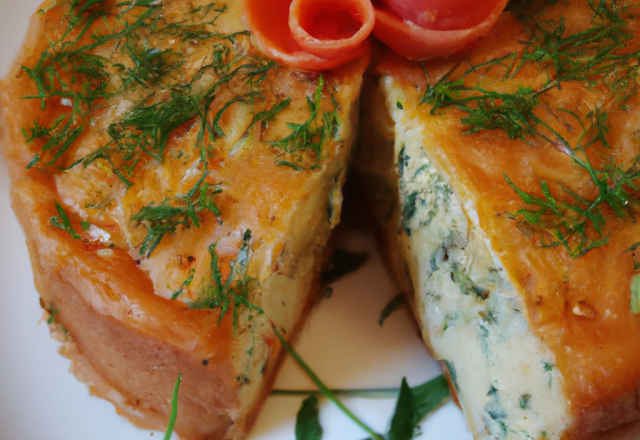 Cake au saumon à la provençale