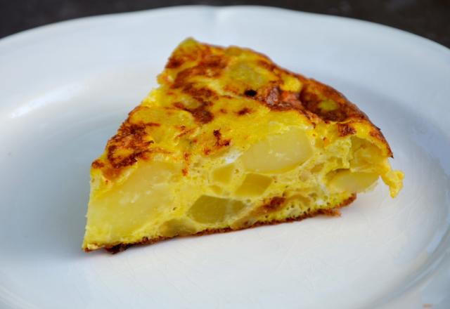 Tortilla aux patates et oignons