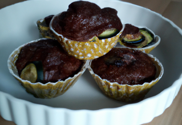 Petits gâteaux chocolat-courgettes