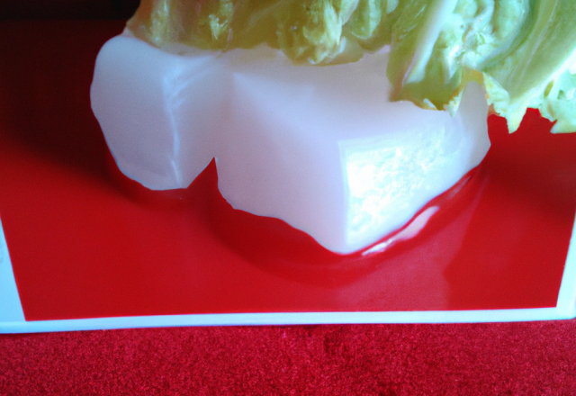 Iceberg sur mer rouge