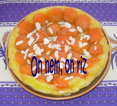 Tatin aux abricots