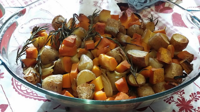 Gratin de Ratte du Touquet au potiron