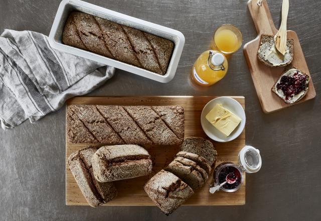 Pain au levain et graines de tournesol