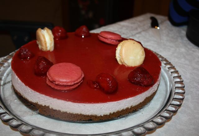 Bavarois aux fraises et speculoos