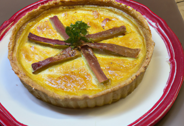 Tarte fine de rouget barbet, beurre de cidre