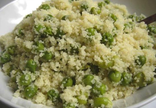 Couscous au beurre petits pois et ou couscous au beurre