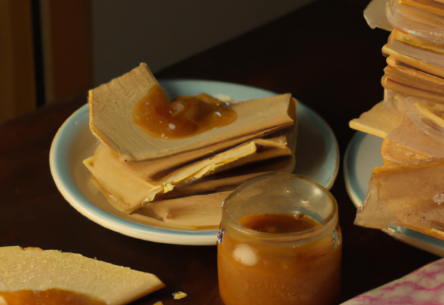 Tuiles à la Confiture de Lait