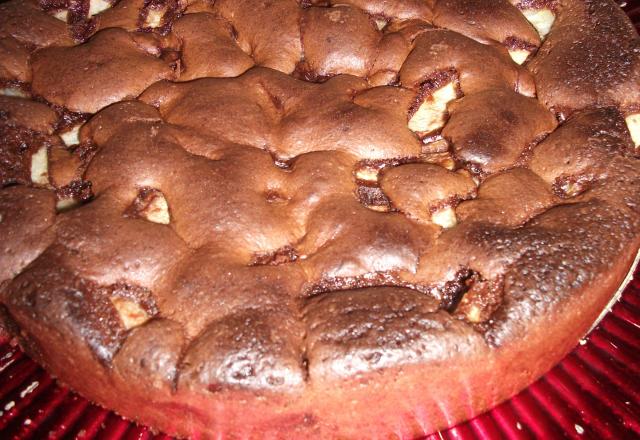 Gâteau poires et chocolat