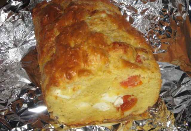 Cake féta et tomates cerises