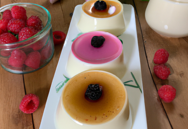 Panna Cotta aux 3 parfums