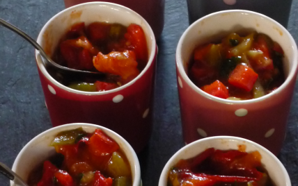 Verrine de salade mechouia