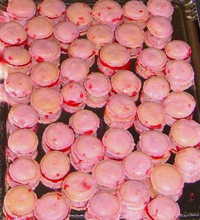 Macarons à la framboise sans gluten