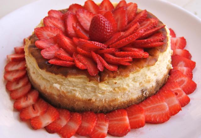 Cheesecake aux fraises inratable