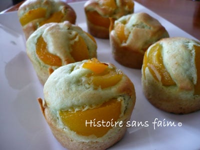 Muffins pistache abricots