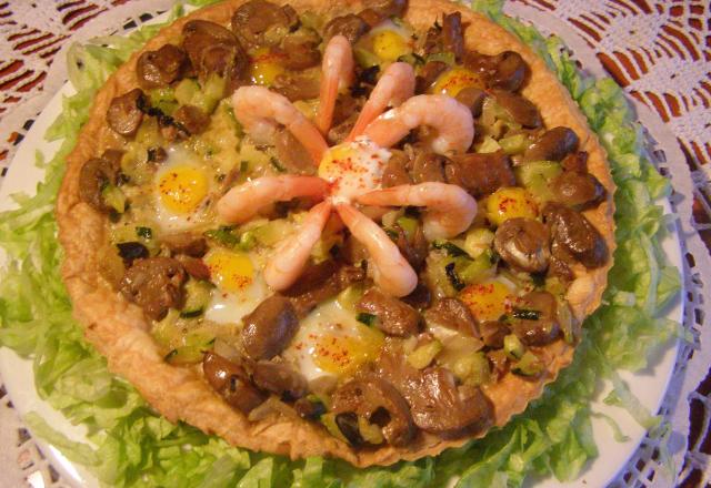 Cassegrain, tarte aux champignons