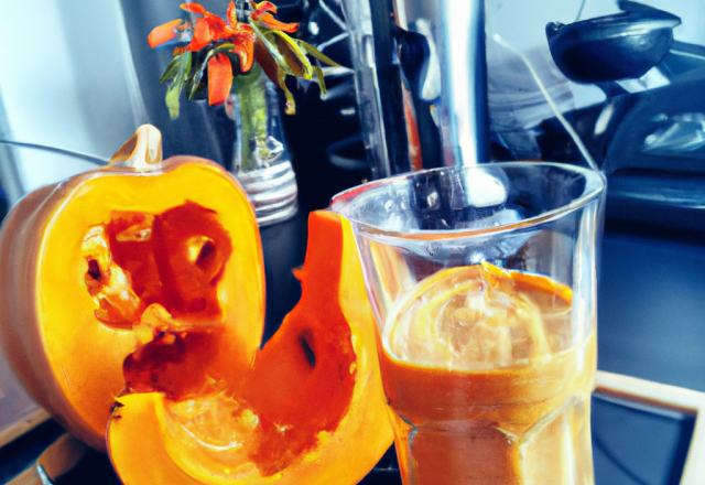 Smoothie potiron-orange