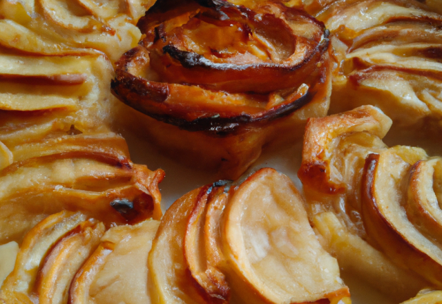 Tarte briochée aux pommes