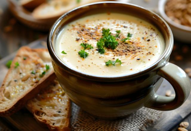 Prêt en 15 minutes et très économique, ce velouté aux champignons de Paris est la soupe idéale pour le dimanche soir